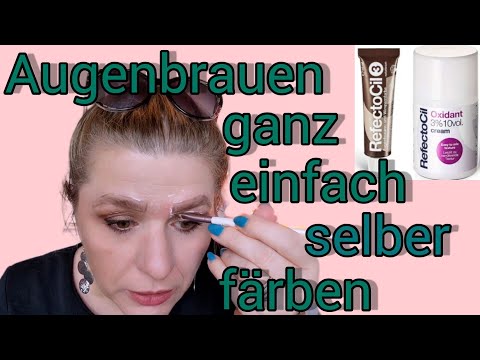 Augenbrauen ganz einfach selber färben/Tipps vom Friseur