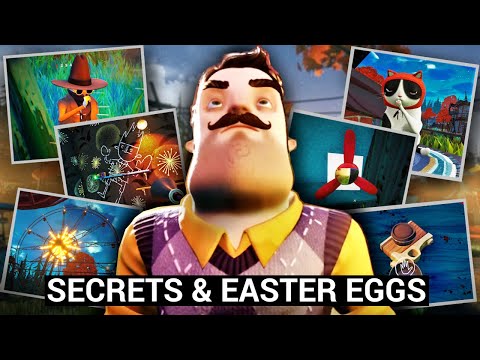 The Secrets and Easter Eggs of Hello Neighbor 2 Alpha 1