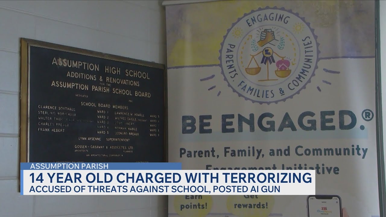 Assumption Parish student charged after investigation into threatening AI-generated photo