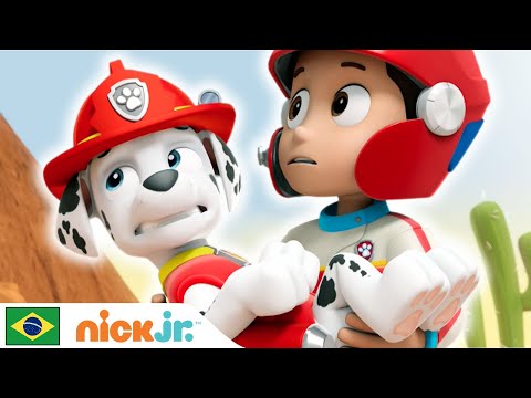 Capa de Patrulha Canina | Patrulha Canina Salva um roubo dos fora da lei | Nick Jr. em Português
