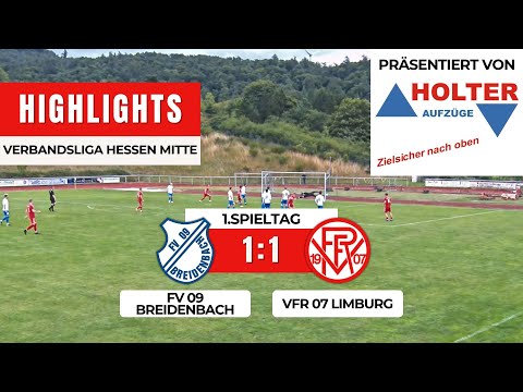 FV 09 Breidenbach - VfR 07 Limburg 1:1 | Verbandsliga Hessen Mitte | 1.Spieltag