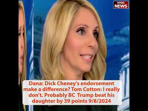 Bernie most damaging Kamala QUIET PART OUT LOUD; Cotton: Dick Cheney BC Trump beat Liz by 39 points