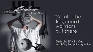 /Lyrics &amp; Vietsub/ URL Badman - Lily Allen