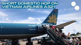 VIETNAM AIRLINES A321 ECONOMY CLASS VN7361 NHA TRANG - HO CHI MINH