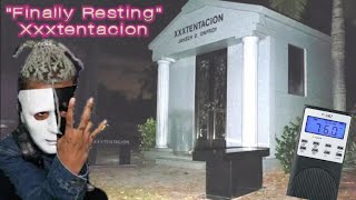 FACE SEEN &quot;Spirt Box&quot; Xxxtentacion at his Final Resting Spot Midnight Xxxtentacion GHOST SEEN