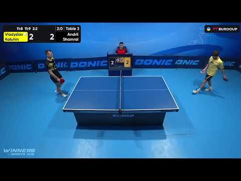 13:40 Vladyslav Kaluhin - Andrii Shamrai 08.09.2023 TT Euro.Cup Ukraine Star. TABLE 3