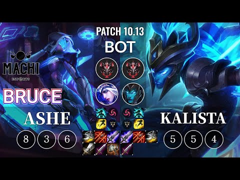 MCX Bruce Ashe vs Kalista Bot - KR Patch 10.13