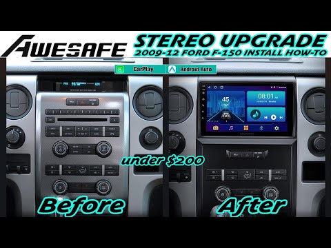 Awesafe 9" Car Stereo 2009-2012 Ford F-150 Install