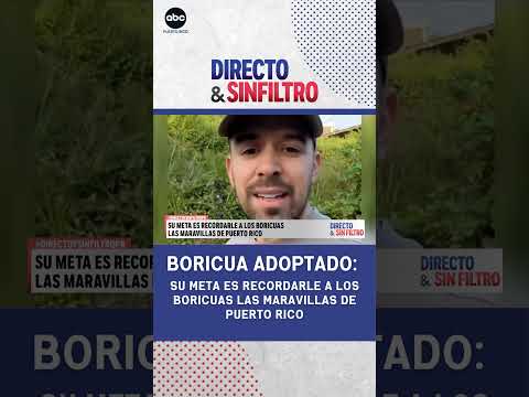 #DirectoySinFiltro 🇵🇷 Boricua Adoptado: Su meta es recordarle a los boricuas las maravillas de P.R.