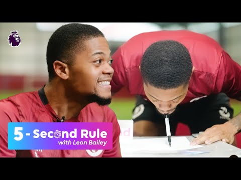 “I DON’T KNOW WHAT I’M DOING!” 😂 Hilarious Forfeits With Leon Bailey | 5-second Rule