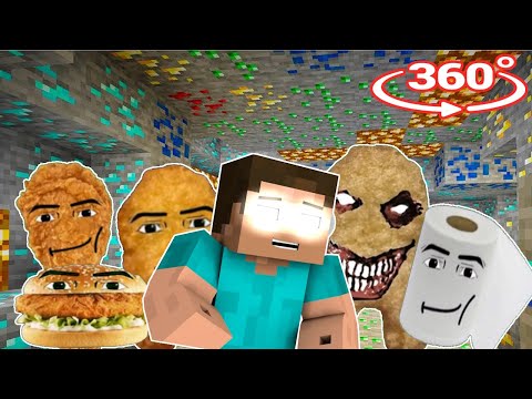 INSANE 360° CREEPER VS HEROBRINE SHOWDOWN!