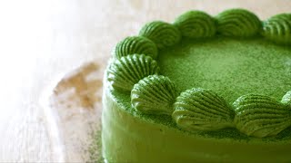 とろける抹茶のショートケーキ✴︎How to make Matcha cake✴︎ベルギーより