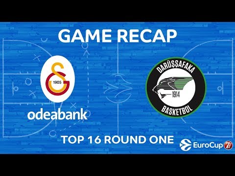 Highlights: Galatasaray Odeabank Istanbul - Darussafaka Istanbul