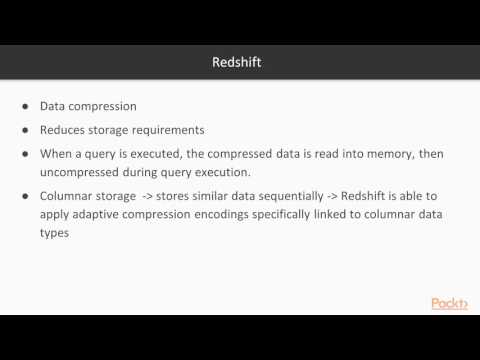 Elastic Databases Data Processing with AWS Redshift How It Differs from Database| packtpub com