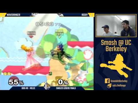 Berkeley Biweekly Battles #6 - Melee Singles Losers Finals: Rocky vs Wavebringer