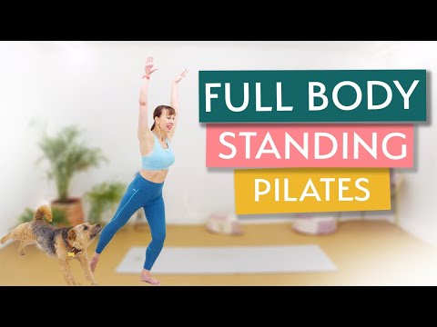 10 Minute Standing Pilates Routine to Stretch and Tone | Full Body Warm-Up
