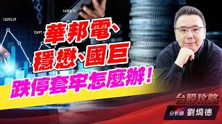 華邦電、穩懋、國巨，跌停套牢怎麼辦！｜台股攻略｜劉烱德 (圖)