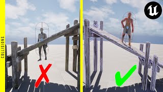 Cómo Activar y Crear COLISIONES Personalizadas en Unreal Engine 5