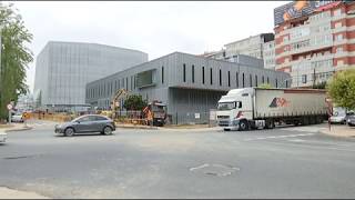 Visita obras urbanización Centro de Saúde O Couto 30 8 17