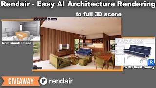 AI Rendering and 3D Model Creation - Rendair Tutorial