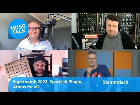 Superbooth 2022, Spacelab VST Plugin für Atmos for all - Stammtisch