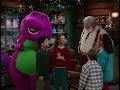 A Reference Of Barney Waiting For Santa 1990