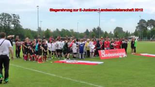 preview picture of video 'Siegerehrung zur E-Junioren-Landesmeisterschaft'