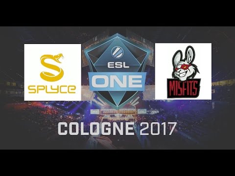 Misfits vs Splyce - BO3(2 map) - ESL One Cologne 2017 Closed Qualifiers - CS:GO