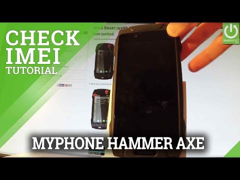 How to Check IMEI in myPhone Hammer Axe - IMEI Information
