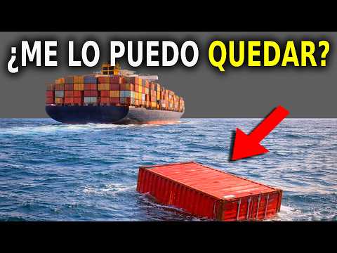 What happens to the containers that fall into the sea? Can I keep it?