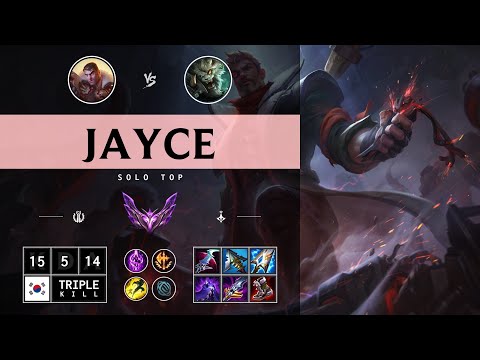 Jayce Top vs Rengar - KR Master Patch 14.14