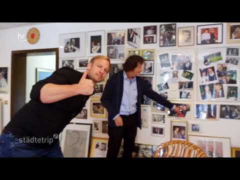 Tobi und Starorganist Franz Lambert in Heppenheim