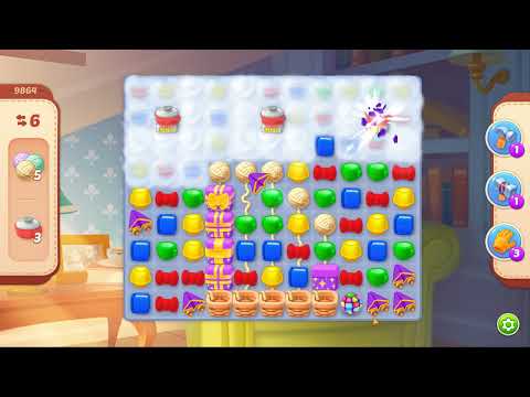 Homescapes Level 9864 No Boosters Gameplay