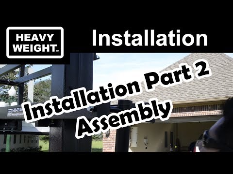 Heavyweight Basketball Goal Assembly Installation Part 2