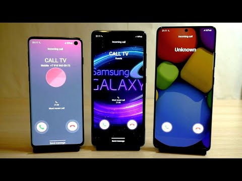 Samsung Galaxy S10 S20 FE S21 Ultra Incoming Call