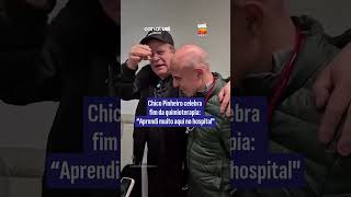 Chico Pinheiro celebra fim da quimioterapia: 'Aprendi muito aqui no hospital'