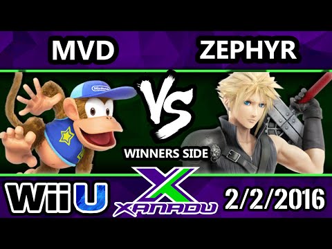 S@X 135 - PG | MVD (Diddy) Vs. DG | Zephyr (Cloud) SSB4 Tournament - Smash Wii U - Smash 4