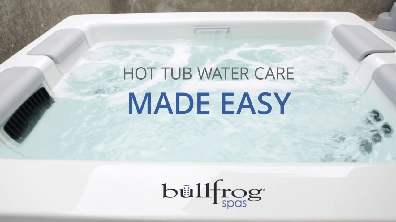 Easy Hot Tub Water Care with Bullfrog Spas
