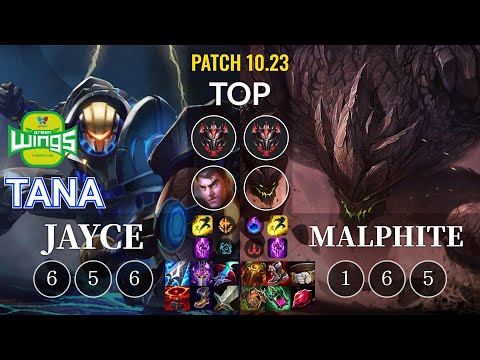 JAG TaNa Jayce vs Malphite Top - KR Patch 10.23