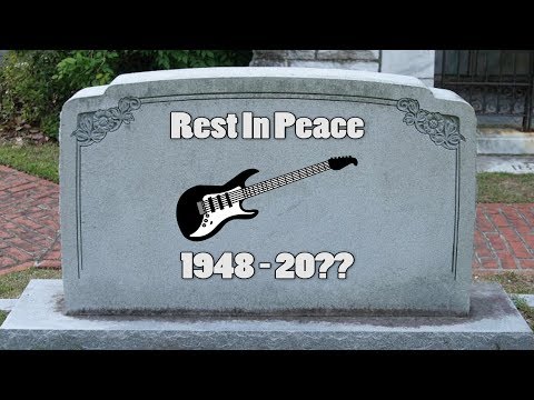 Are electric guitars dying a slow death?