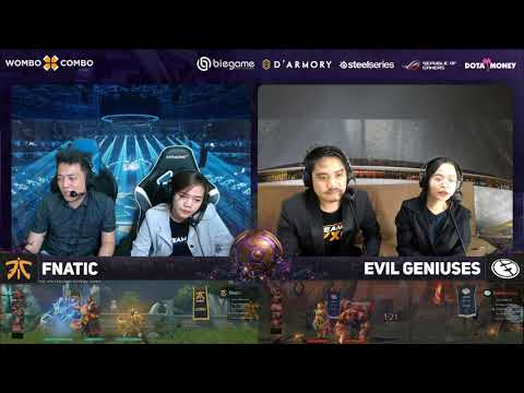 Fnatic vs Evil Geniuses Game 2 (Bo2) | The International Groupstage
