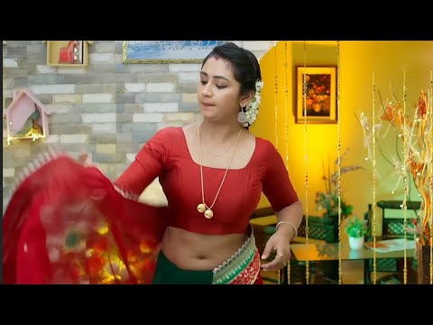 Varshika nayak unseen Saree.  |Serial actress|