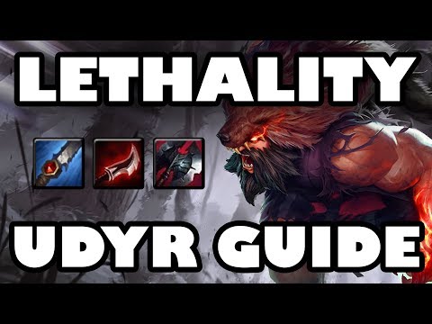 Lethality Movespeed Tiger | Phase Rush Udyr Jungle Guide [7.23]