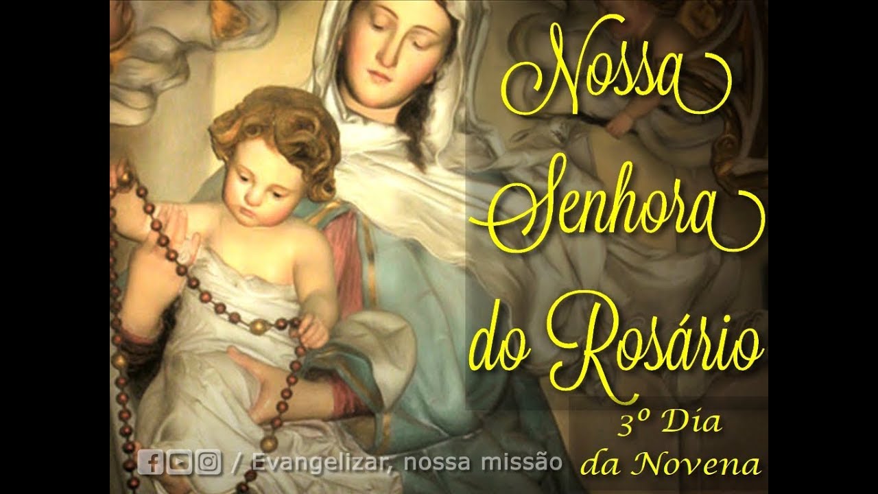 Watch Now 🙏🌹🙏 Novena: Novena de Nossa Senhora do Rosário | Terceiro Dia | Evangelizar, nossa missão🙏🌹🙏 🙏🌹🙏 Novena: Novena de Nossa Senhora do Rosário | Terceiro Dia | Evangelizar, nossa missão🙏🌹🙏