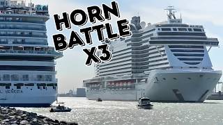 Venezia's Final Sail Away Triggers HUGE Horn Battle!