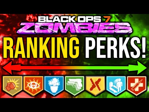 Ranking all The Perks in Black Ops 7 Zombies From Worst to Best!!!