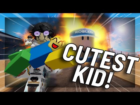The CUTEST KID IN EVADE | Roblox VC Funny Moments
