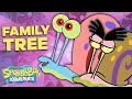 GARY THE SNAIL Family Tree! 🐌🌳 SpongeBob