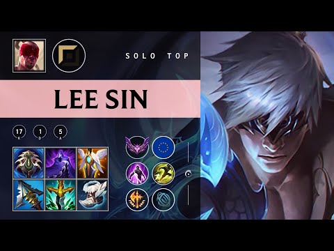 Lee Sin Top vs Fiora - EUW Master Patch 25.24