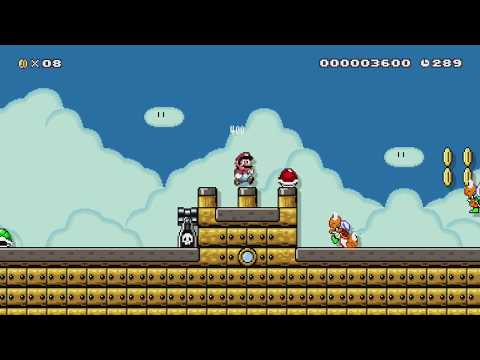 Koopa Troopa's Billistic Fort by Farts R Us - Super Mario Maker - No Commentary 1bl